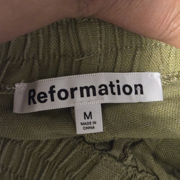 Reformation Short Women's Color Green Size M - Picture 7 of 8